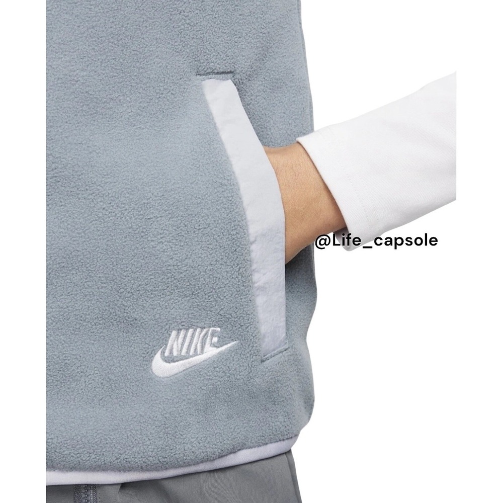 Size S Nike Vest Grey Sportswear Sports Utility Reversible FQ1577-02 $105 NWT - Picture 9 of 13